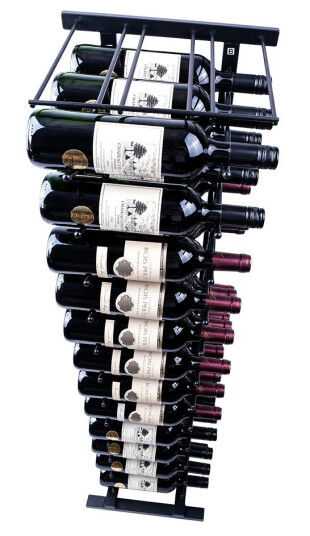 Vino Wall Rack Gulvstativ og topp til Vino Wall Rack Gulvstativ og topp til