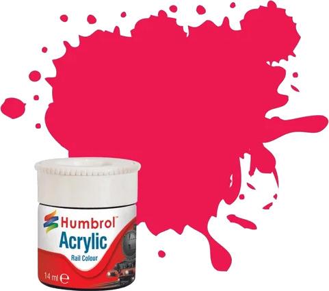 Acrylic Maling Rail Colours Buffer Beam Red