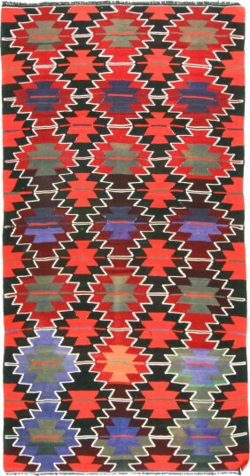 Kelim teppe Tyrkisk 334 x 167 cm