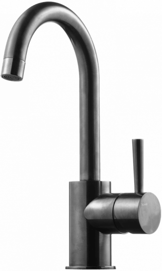 Tapwell EVO078 Servantbatteri Brushed Black Chrome