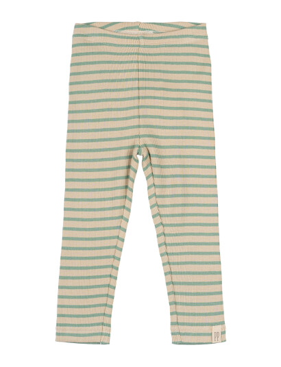 Petit Piao Legging Modal Striped - Green - 56