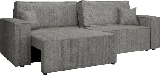 Hobson Sovesofa 3 seter i Plysj Grå