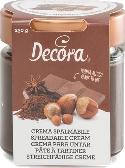 Decora Sjokoladekrem Med Nøtter 230g | Slikkepott.No