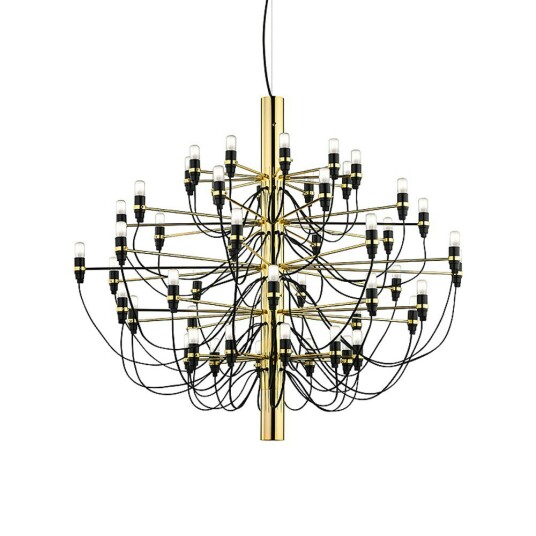 Flos 2097 Taklampe Stor Messing M. LED Flos 2097 Taklampe Stor Messing M. LED