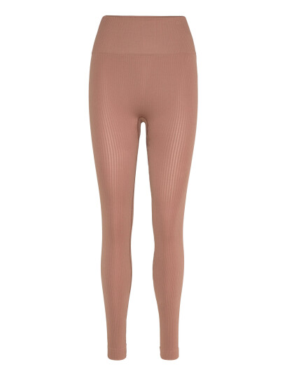 Björn Borg Studio Seamless Ribbed Tights - Beige - S