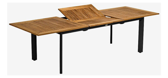 HillerstorpNYDALA bord 96x200/280 cmSvartSpisebordFra Homeroom