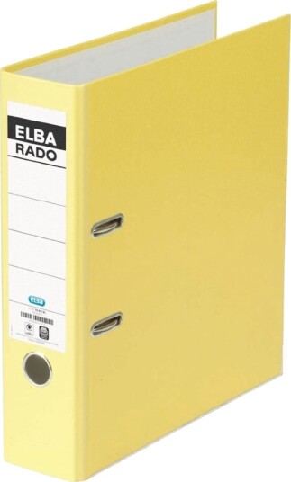 Elba Rado A4 Aluminium Fotoark Kartong Gult Hvit 570 Ark 8 Cm