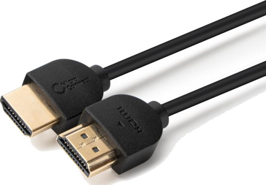 MicroConnect HDMI-kabel 2m High Speed med Ethernet Dolby TrueHD 4K 60Hz svart