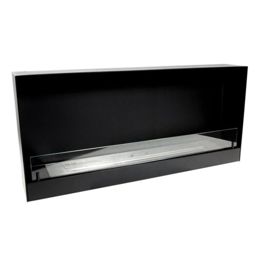 Scandiflames 1-sidet svart biopeis til innbygging 140,2cm Svart Scandiflames 1-sidet svart biopeis til innbygging 140,2cm Svart
