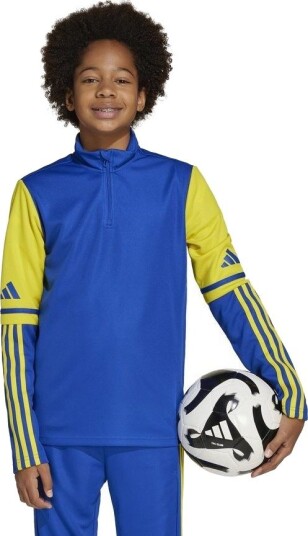 adidas Treningsskjorte Squadra 25 Blå/Gul Barn størrelse 152 cm