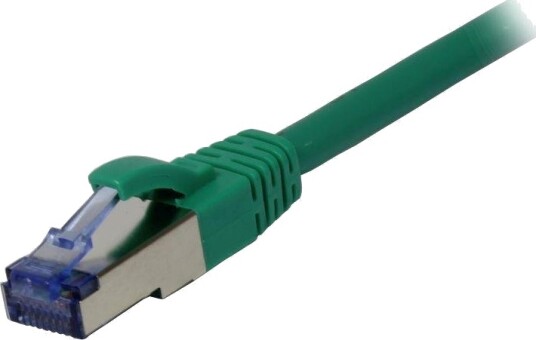SYNERGY Patchkabel RJ45 CAT6A 500Mhz 5m grün S-STPS/FTP Syner