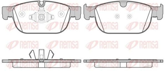 Bremseklosser REMSA 1696.00 Bremseklosser REMSA 1696.00
