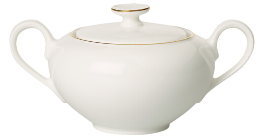 Villeroy & Boch Anmut Gold sukkerskål Hvit Villeroy & Boch Anmut Gold sukkerskål Hvit