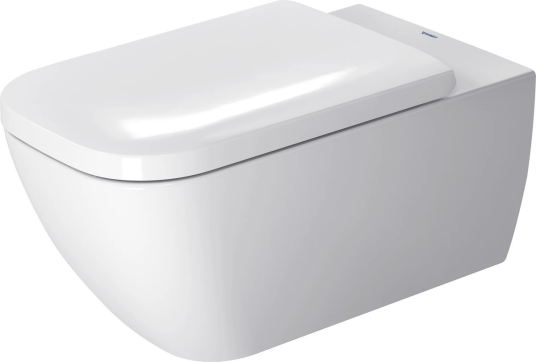Duravit Happy D.2 Vegghengt toalett 365x620 mm, Rimless, Hvit Duravit Happy D.2 Vegghengt toalett 365x620 mm, Rimless, Hvit