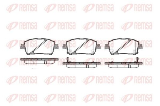 Bremseklosser REMSA 0740.02 Bremseklosser REMSA 0740.02
