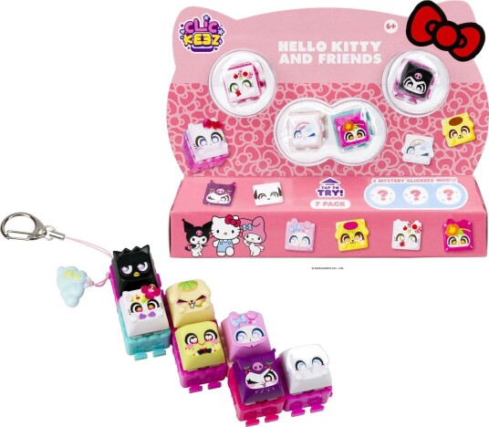 Clickeez Hello Kitty & Friends Fidget-Leke 7-Pakning