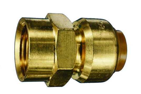 Tectite Classic Union m/innv. gjenger 22 mm x 1/2", Messing Tectite Classic Union m/innv. gjenger 22 mm x 1/2", Messing