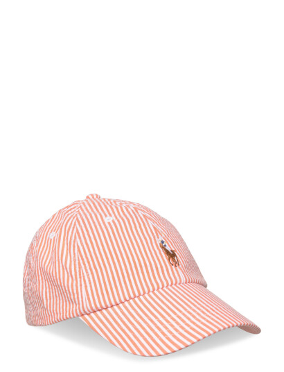 Polo Ralph Lauren Seersucker Ball Cap Red ONE SIZE