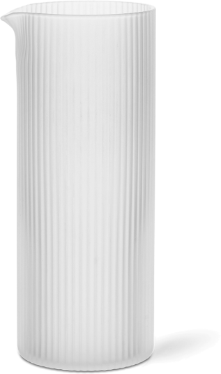 Ferm Living Ripple melkekanne 40 cl Frosted