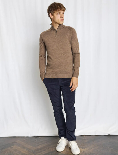Bruun & Stengade Bs Pelle Regular Fit Knitwear - Beige - S Bruun & Stengade Bs Pelle Regular Fit Knitwear - Beige - S