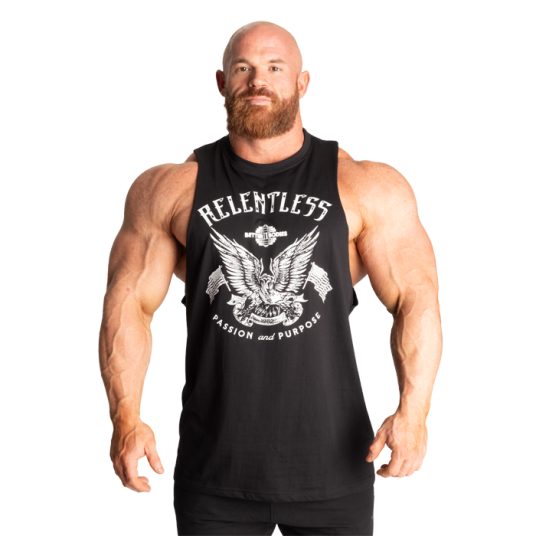 Relentless Cut Out T‑Skjorte Svart Hvit Svart/Vit Large Relentless Cut Out T‑Skjorte Svart Hvit Svart/Vit Large