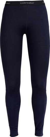 Icebreaker Women"s Merino 260 Tech Thermal Leggings Midnight Navy L