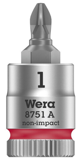 Wera 8751 A 05003350001 Phillips Socket Bit Insert Ph 1 1/4 (6,3 Mm) Wera 8751 A 05003350001 Phillips Socket Bit Insert Ph 1 1/4 (6,3 Mm)