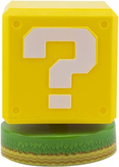 Paladone Icon Light Super Mario Question Block 3d Lampe V3 Paladone Icon Light Super Mario Question Block 3d Lampe V3