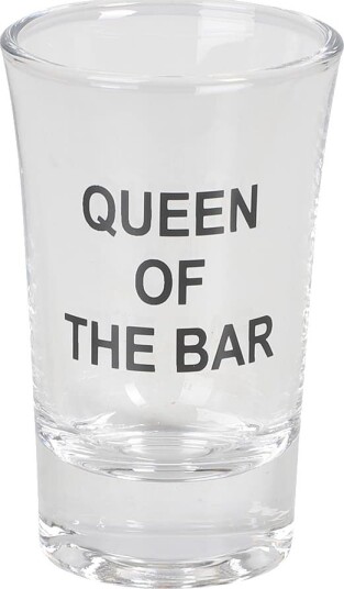 Shotteglass Queen of the Bar Shotteglass Queen of the Bar