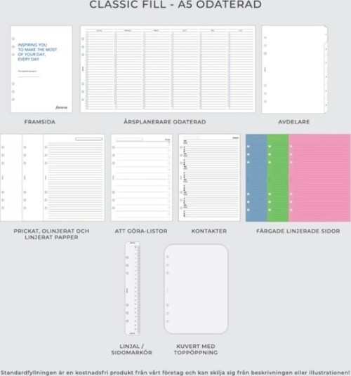 Filofax Systemkalender Malden A5 Burgundy Filofax Systemkalender Malden A5 Burgundy