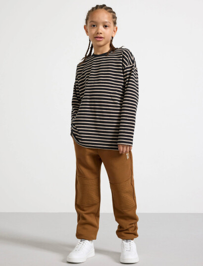 Lindex Trousers Essential Knee Brown 92