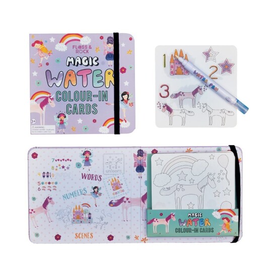 FLOSS & ROCK Fairy Unicorn Water Pen and Cards   38P3417