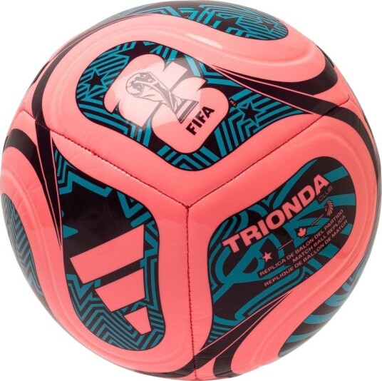 adidas Fotball Trionda Club World Cup 2026 Rosa/Burgunder/Blå Str. 5