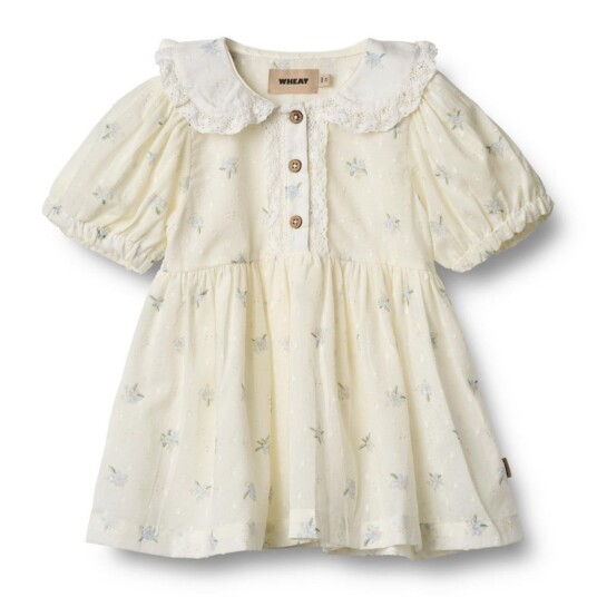 Wheat   Kjole Baby Adele Blue Flowers   74