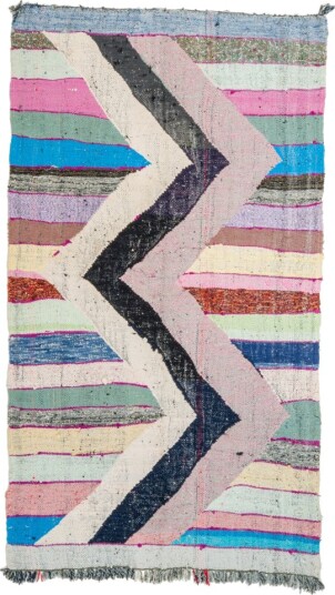 Marokkansk Boucherouite teppe 130 x 230 cm Størrelse: 130 x 230 cm