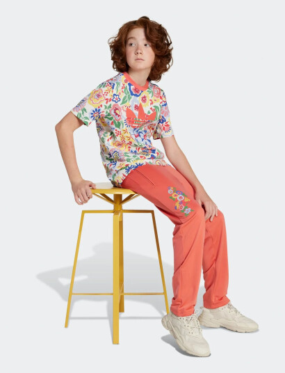 adidas Originals Firebird Pants - Coral - 128 adidas Originals Firebird Pants - Coral - 128