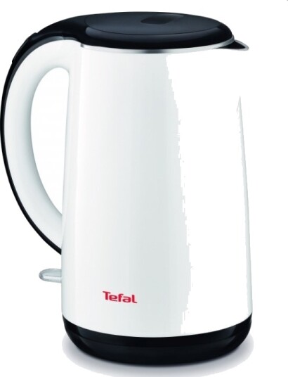 Tefal Ko260130 1,7 L 2400 W Svart Hvit Plast Rustfritt Stål Vannmåler Overopphetingsbeskyttelse