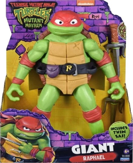 Teenage Mutant Ninja Turtles Actionfigur Mutant Mayhem Kjempe Raphael Teenage Mutant Ninja Turtles Actionfigur Mutant Mayhem Kjempe Raphael