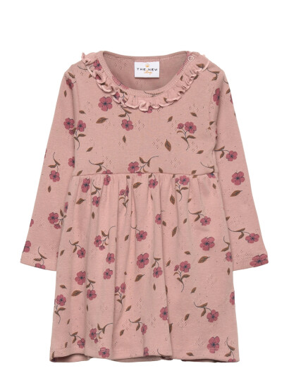 The New Tnsbnpicole L_S Pointelle Bodydress Pink 80