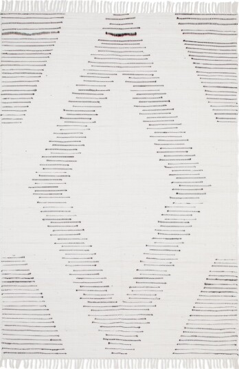 Filleryer Palani hvit/svart Størrelse: 200 x 300 cm