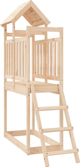 vidaXL Utendørs lekesett 53x110x214 cm heltre furu