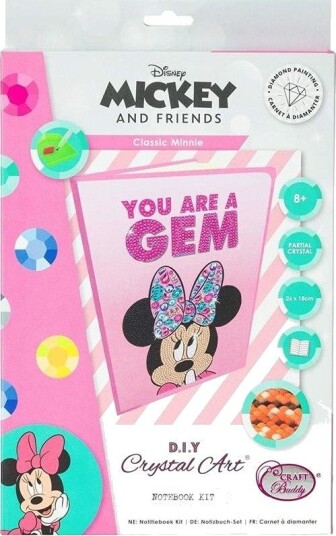 Epee Crystal Art Notebook Minie Mouse