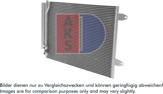 Kondensator, klimaanlegg AKS DASIS 042018N Kondensator, klimaanlegg AKS DASIS 042018N