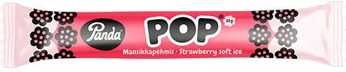 Panda POP Fylt Lakrisstang Jordbærsmak 22 g Panda POP Fylt Lakrisstang Jordbærsmak 22 g