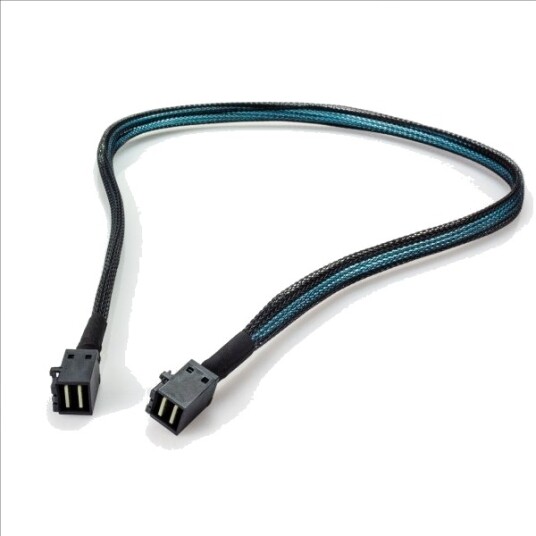 Fantec 2499, 0,7 M, Sff8643, Sff8643, Rett, Rett, Hankjønn/Hankjønn
