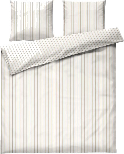 Juna - Soft sengesett 200x220 cm offwhite/karamell