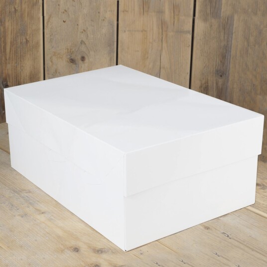 Funcakes Kakeeske Hvit 40x30x15cm | Slikkepott.No Funcakes Kakeeske Hvit 40x30x15cm | Slikkepott.No
