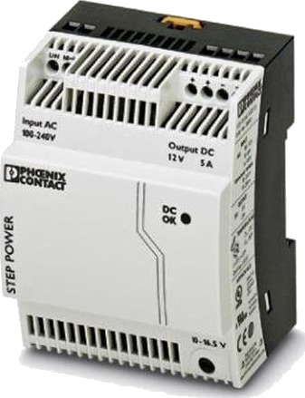 Phoenix Contact STEP PS Strømforsyning 240V/12VDC 5A 959767 Phoenix Contact STEP PS Strømforsyning 240V/12VDC 5A 959767