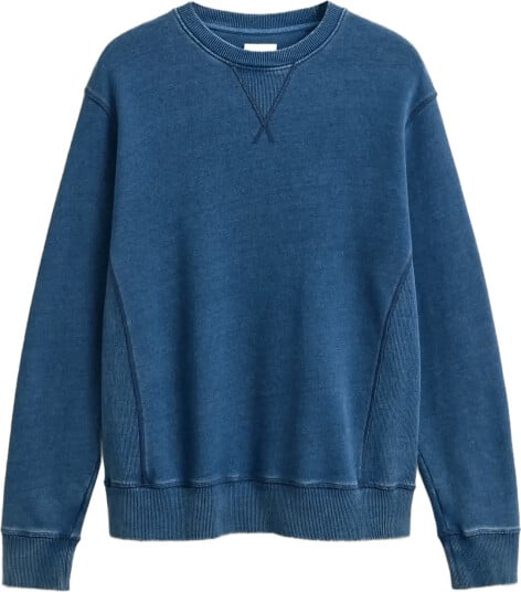 Gant Indigo C Neck Sweat Blue L