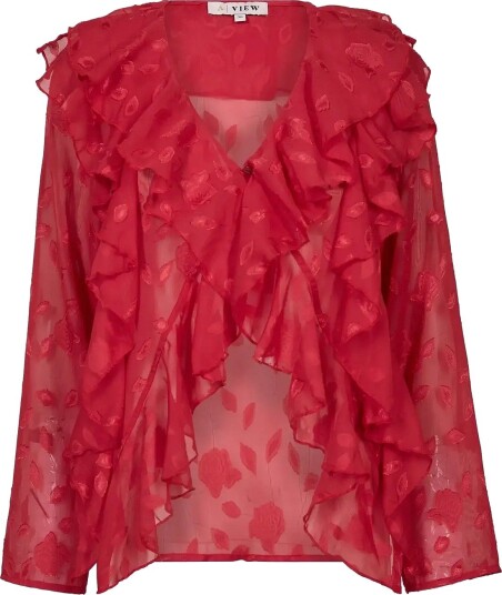 A View Lay Blouse RUSH RED 34